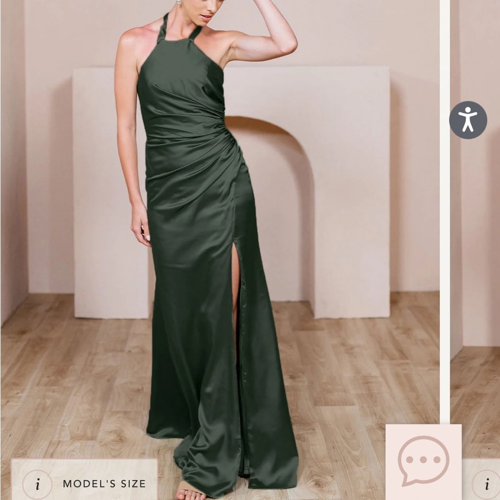 Reverly Fallon Satin dress